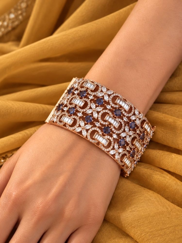 Venetia Purple Gold Bracelet