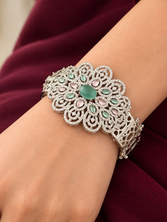 Irene Mint Pink & Green Bracelet