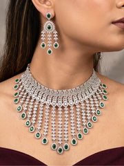 Corvina Zirconia Necklace Set