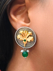 Advika Green Earrings