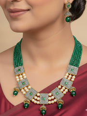 Anahita Dark Green CS Necklace Set