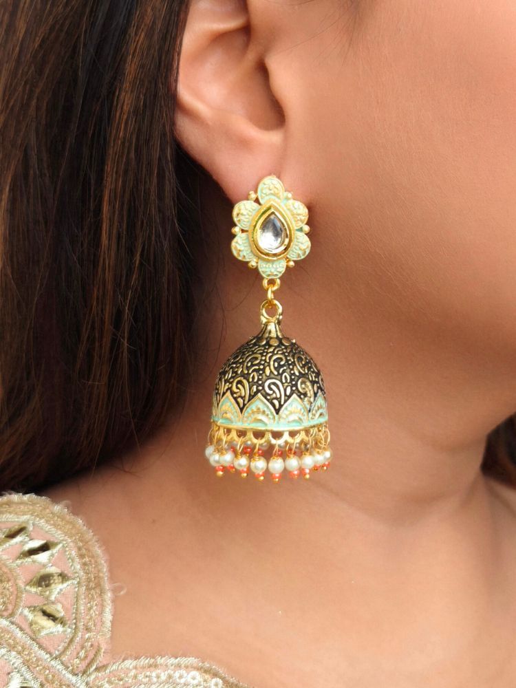 Bella Meenakari Earrings