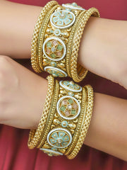 Bhavanisuta Heritage Bangle Set (Openable)