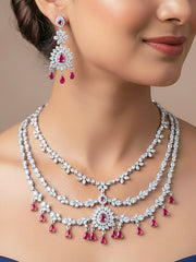 Florienne Zirconia Necklace Set