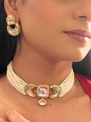 Gautami Kundan Choker Necklace Set