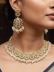 Jahaanara Jadau Necklace Set