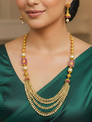Kanchali Gold Necklace Set