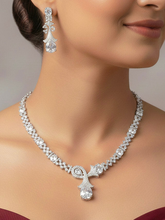 Mia Zirconia Necklace Set