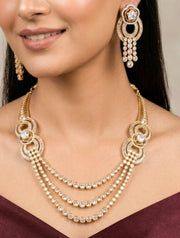 Monarch Zirconia Necklace Set