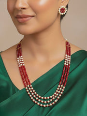 Muktika Pearl Necklace Set