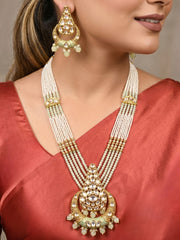Pavaka Polki Mint Green Necklace Set