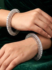 Pranali Zirconia Bangle - Set of 2 (Size 2.6)