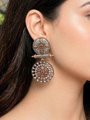 Red Sheetal Earrings