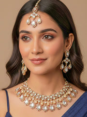 The Luxor Polki Necklace Set