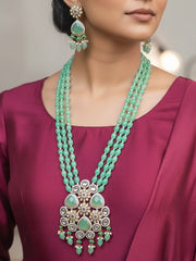 Vyomi Sea Green CS Necklace Set