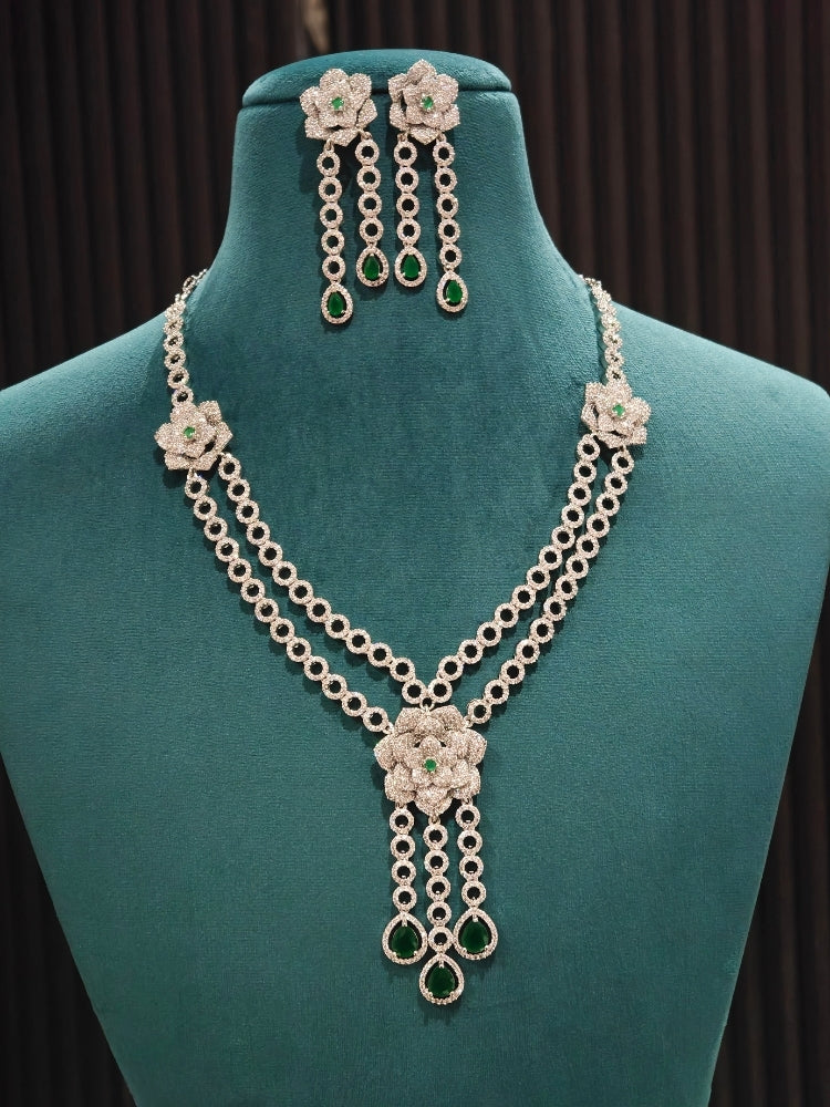 Orielle Zirconia Necklace Set