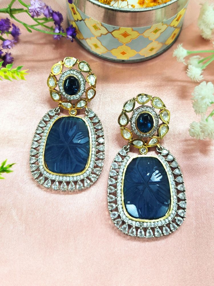 Blue Fiona Earrings