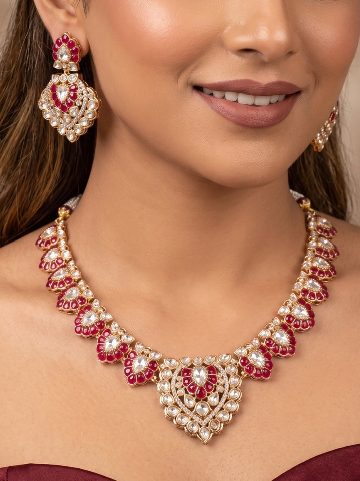 Amira Polki Necklace Set