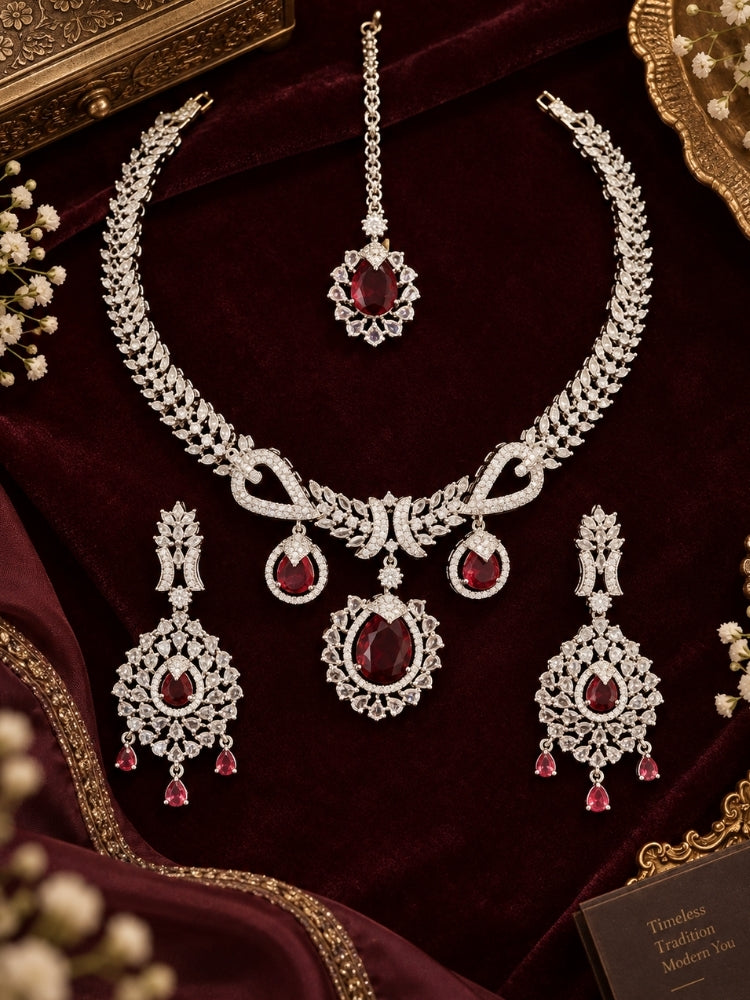 Fortuna Red Necklace set
