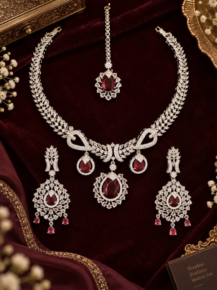 Fortuna Red Necklace set