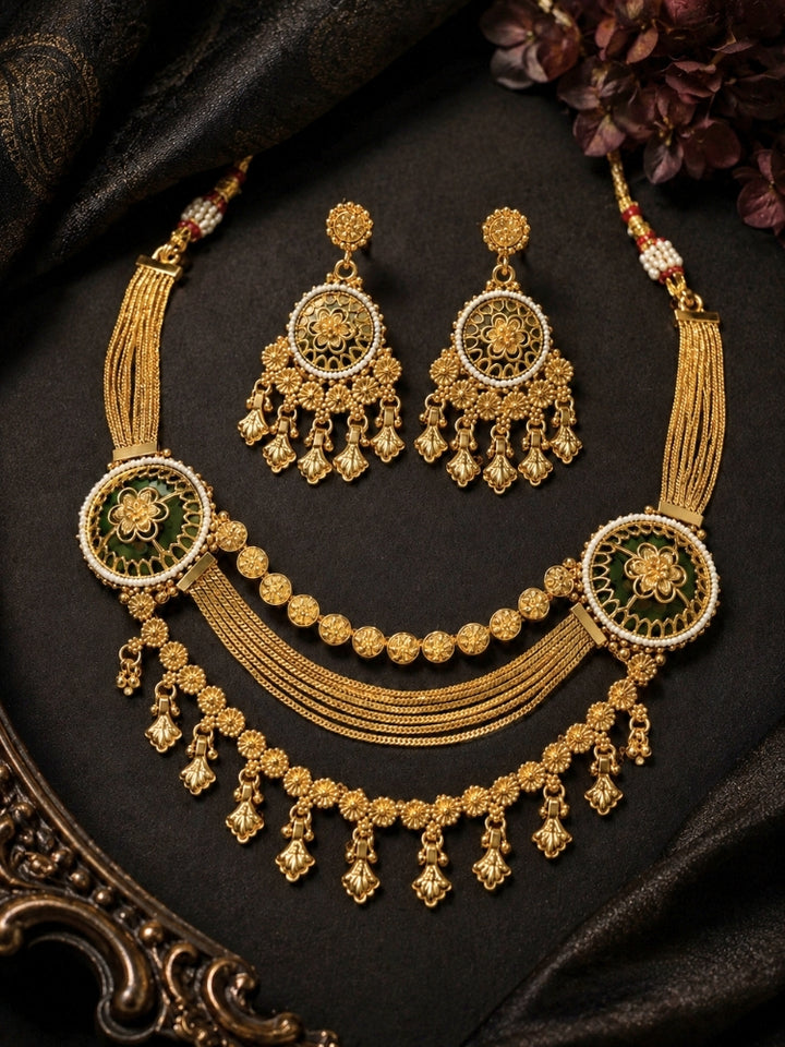 Sringeri Necklace Set