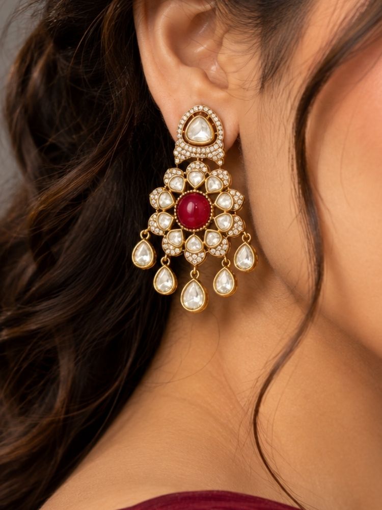 Savannah Red Necklace Set