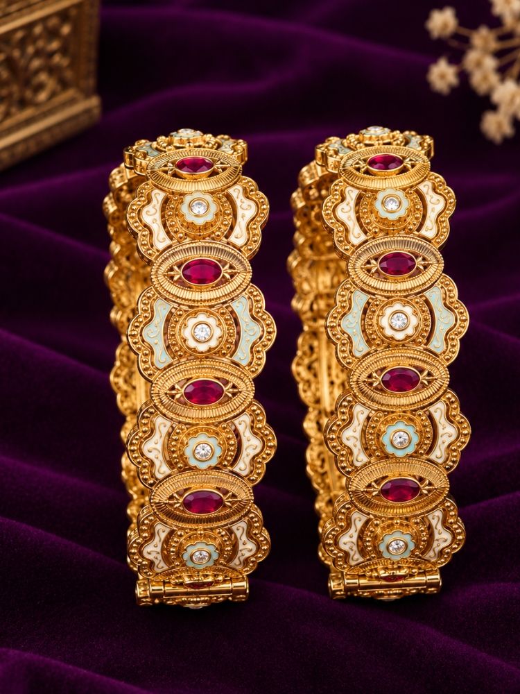 Nusrat Bangle Set (2.8)
