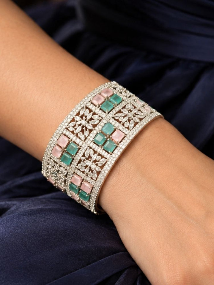 Adela Mint Pink & Green Bracelet