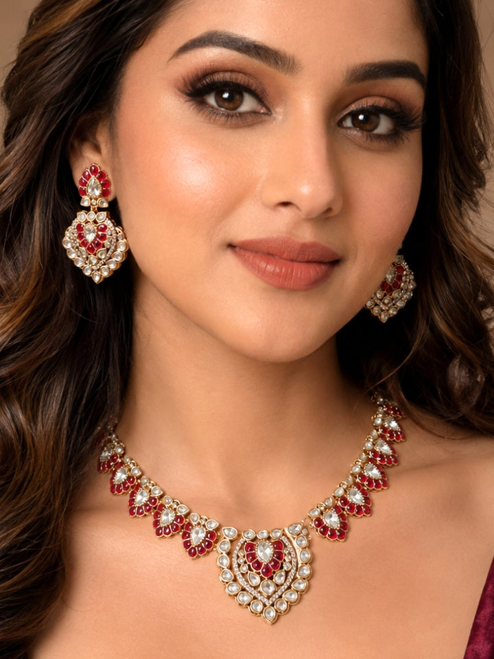 Amira Polki Necklace Set