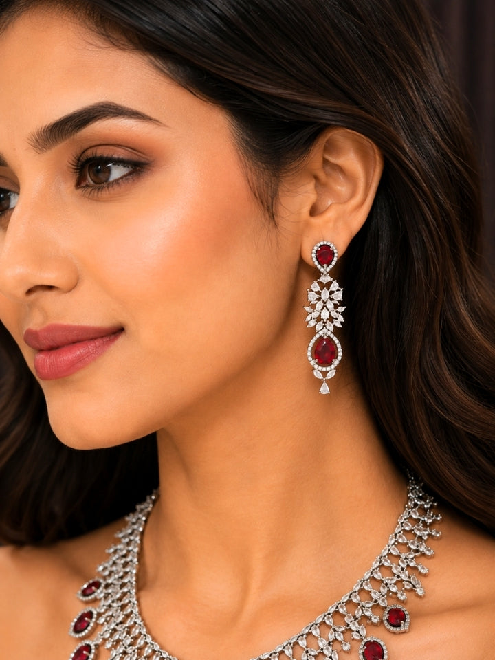 Glisten Zirconia Necklace Set