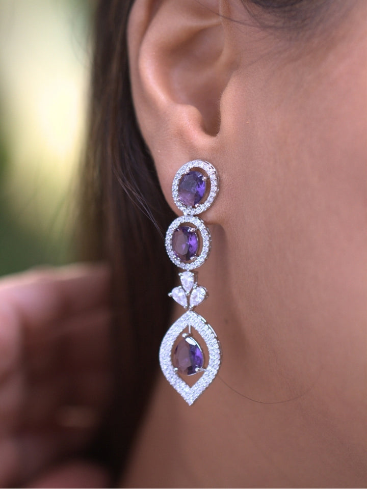 Purple Valerie Necklace Set