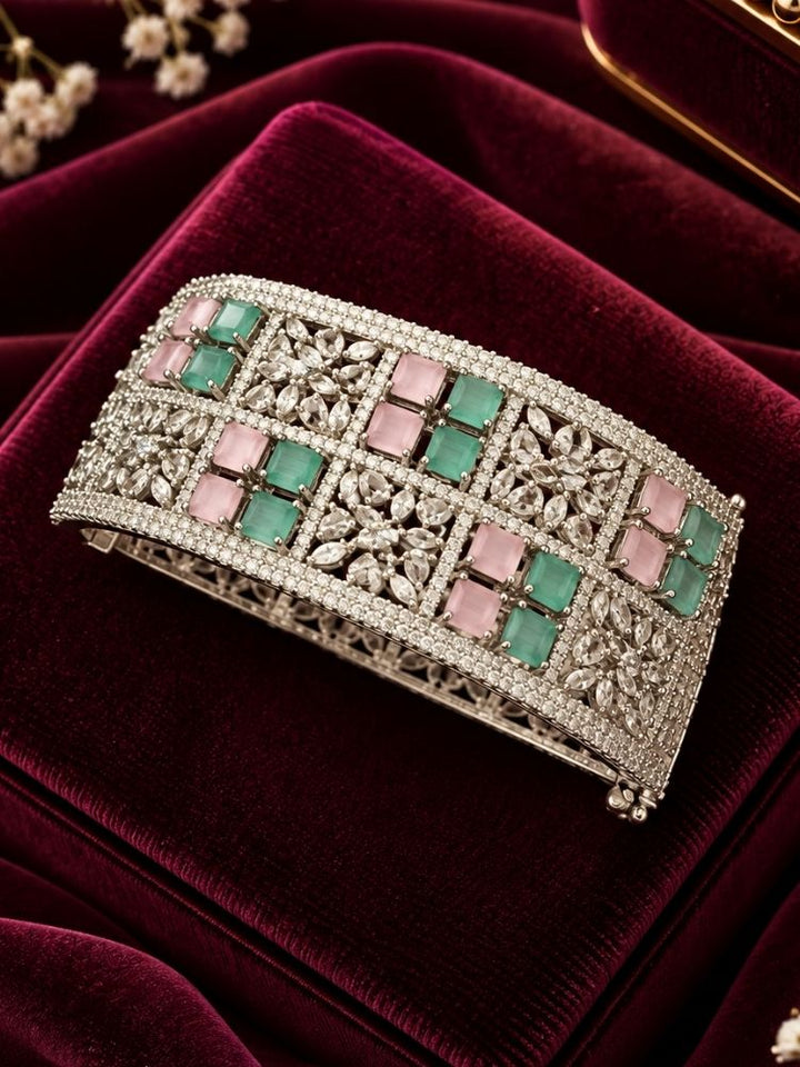 Adela Mint Pink & Green Bracelet