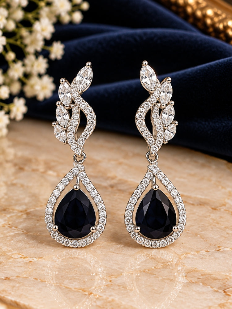 Ariana Black Earrings