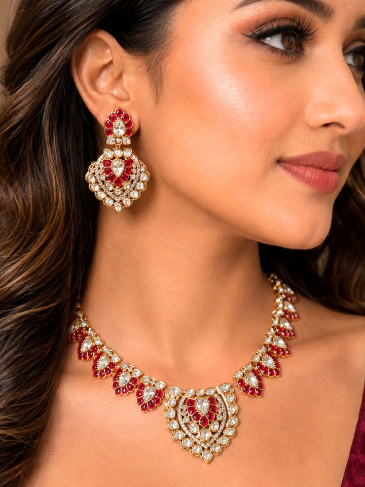 Amira Polki Necklace Set