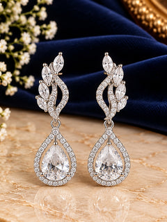 Ariana White Earrings