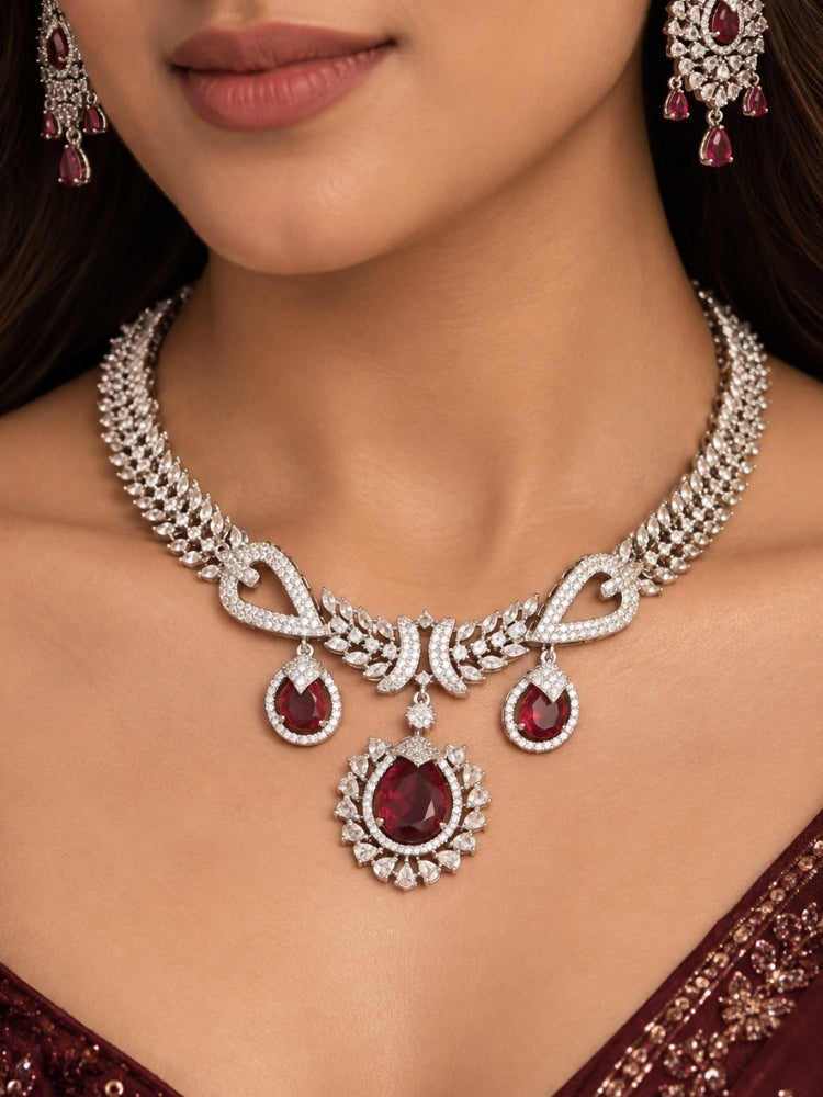 Fortuna Red Necklace set