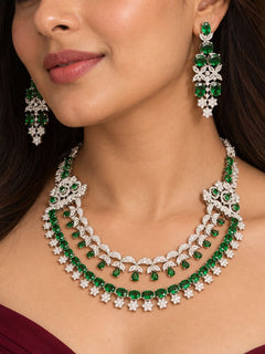 Orla Green Necklace Set