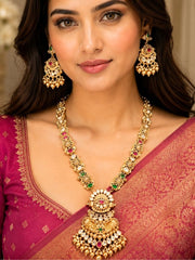 Rajkanya Gold Necklace Set
