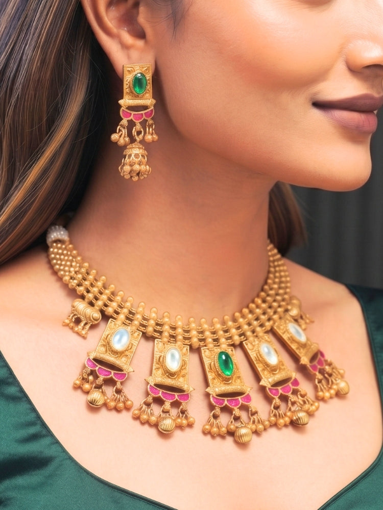 Kaustubhi Necklace Set