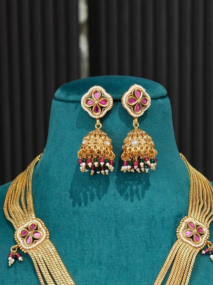 Mayukh Gold Necklace Set
