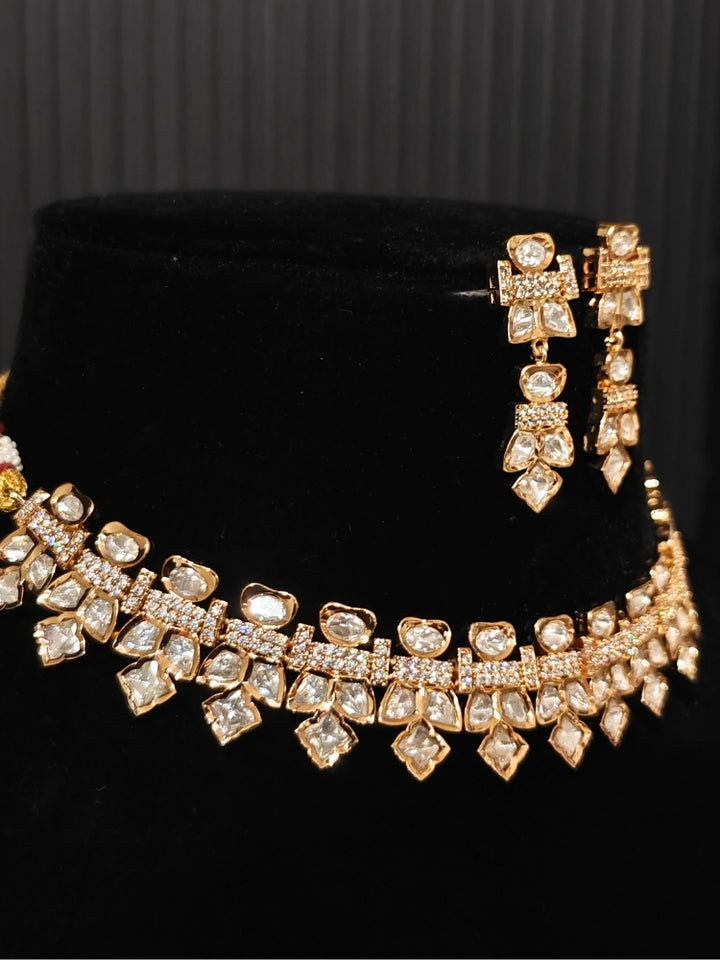 Heerak Polki Necklace Set