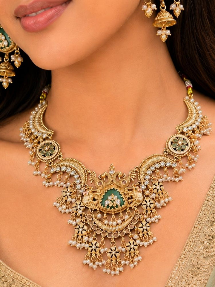 Aloura Gold Necklace Set