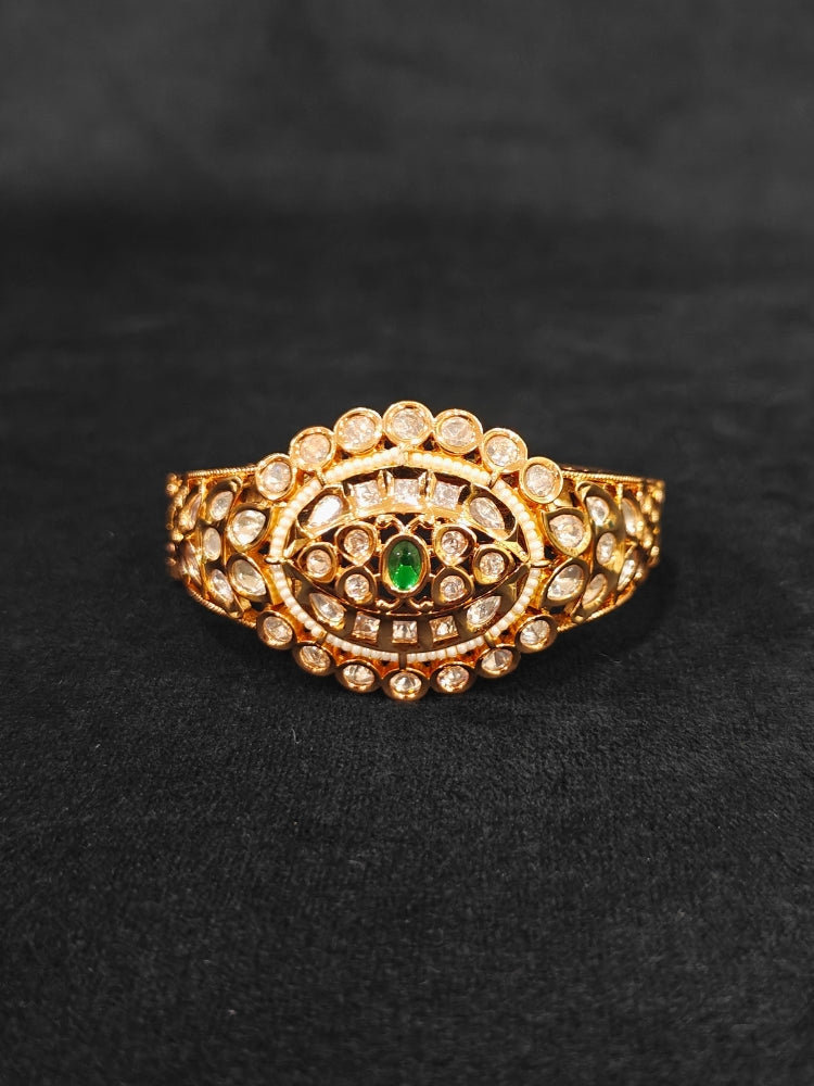 Tapana Polki Green Bracelet