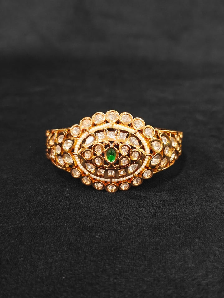 Tapana Polki Green Bracelet