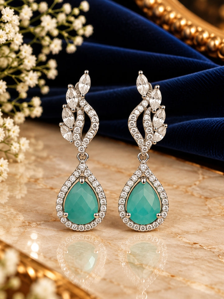 Ariana Mint Green Earrings
