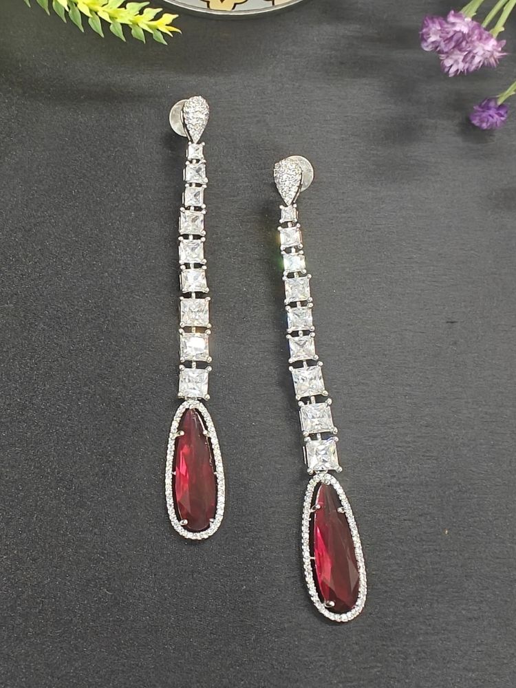 Kendall Red Earrings