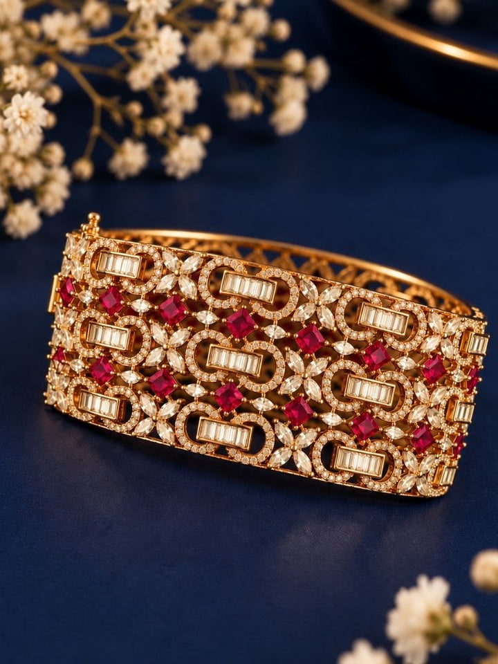 Venetia Red Rose Gold Bracelet