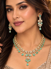 Zelda Mint Green Necklace Set