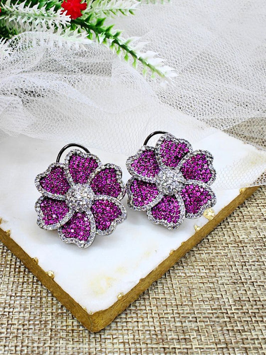 Pink Daisy Earrings