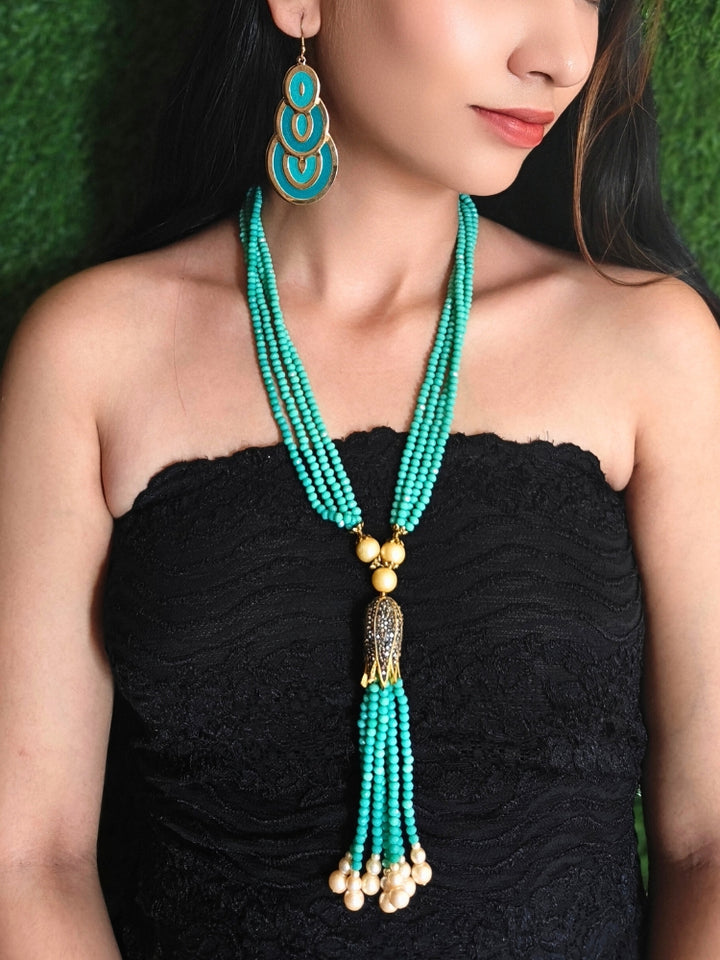 Jade Sea Green Necklace Set